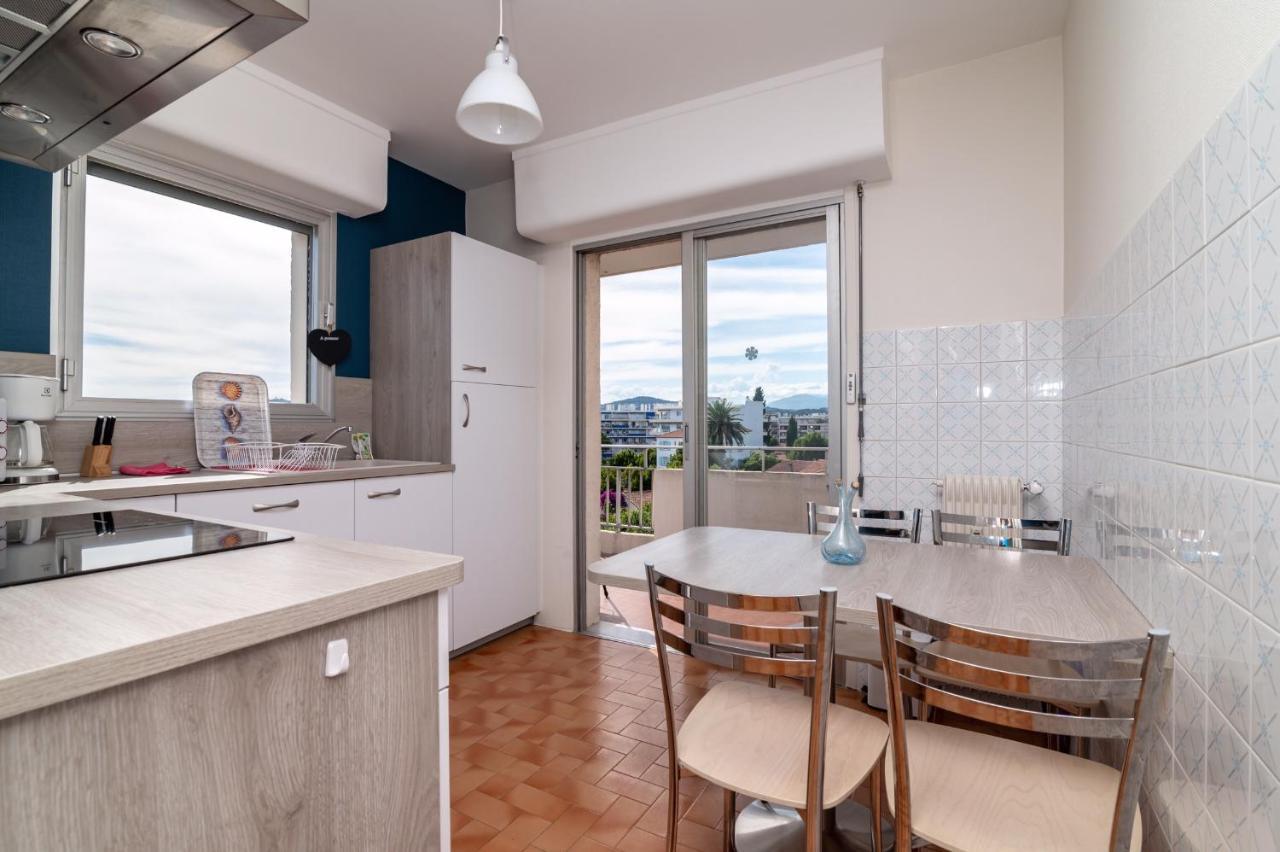 Apartmán Grand T3 Juan Les Pins, 2 Balcons, Proche Plage Antibes Exteriér fotografie